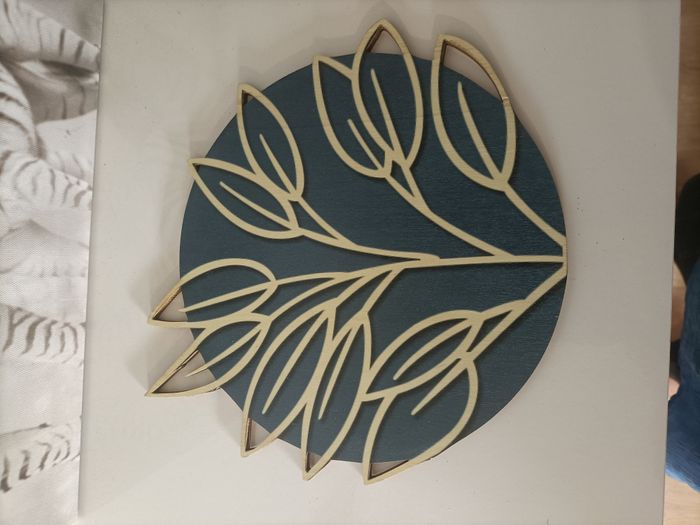 Lot de 2 décorations murales en bois - photo numéro 3