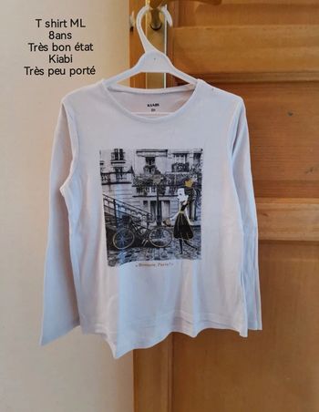 T shirt ML 8ans