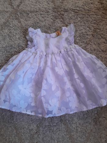 Robe de cérémonie blanche 9mois 