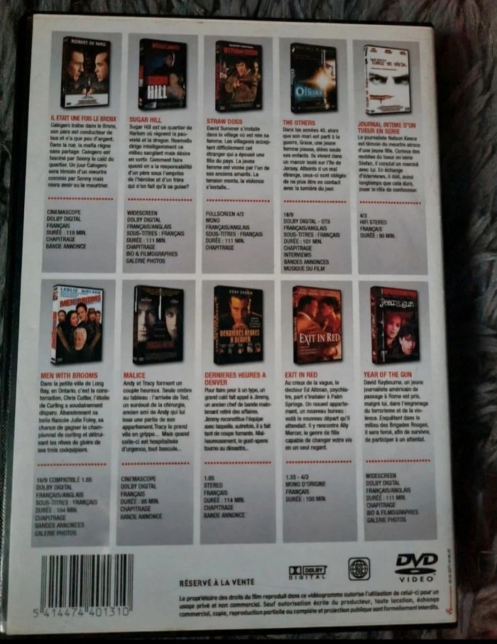 Dvd Méga pack de 10 film (action et horreur) - photo numéro 2