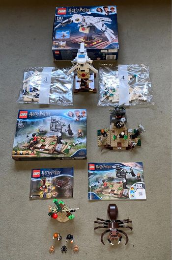 Lot X4 Lego Harry Potter 75950 + 75965 + 75979 + 76425