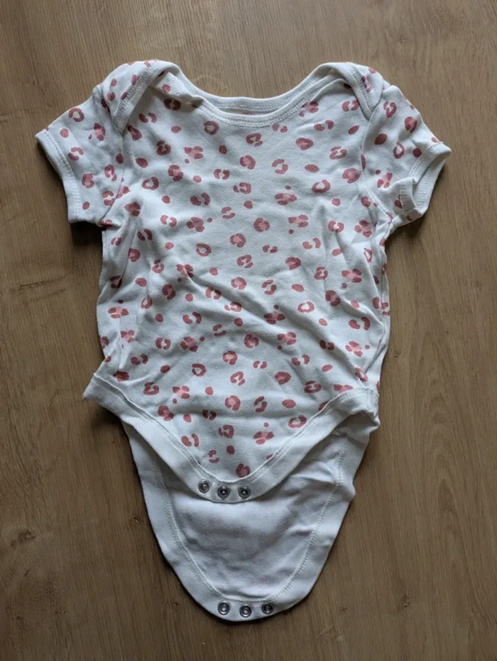 Lot de 4 bodies été manches courtes 9 mois - photo numéro 5