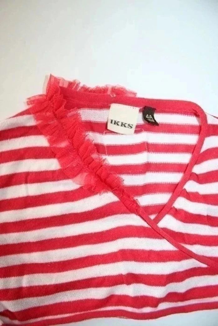 Gilet court cache coeur IKKS 4 ans - photo numéro 2