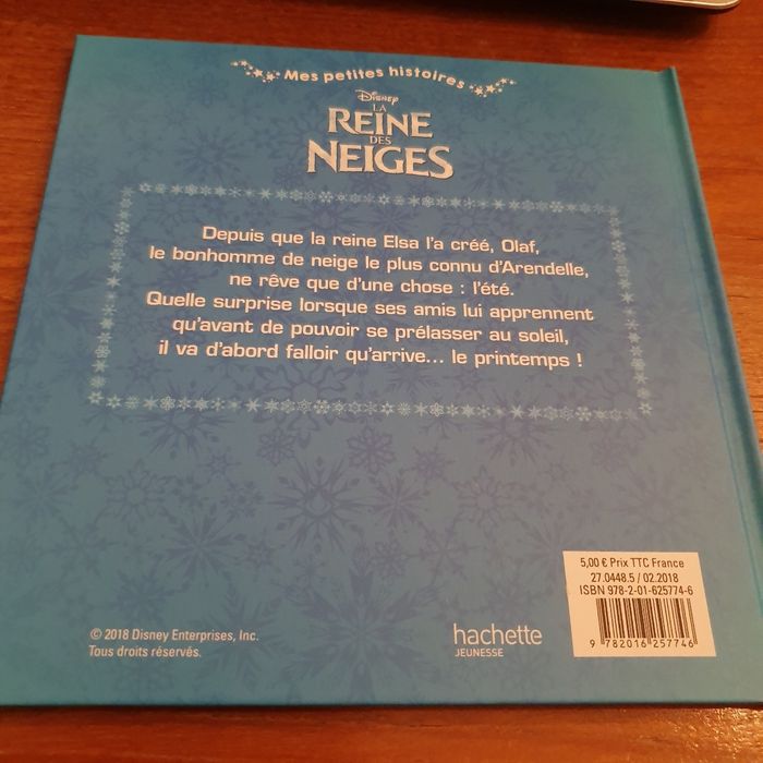 Livre la reine des neiges olaf attend le printemps - photo numéro 2