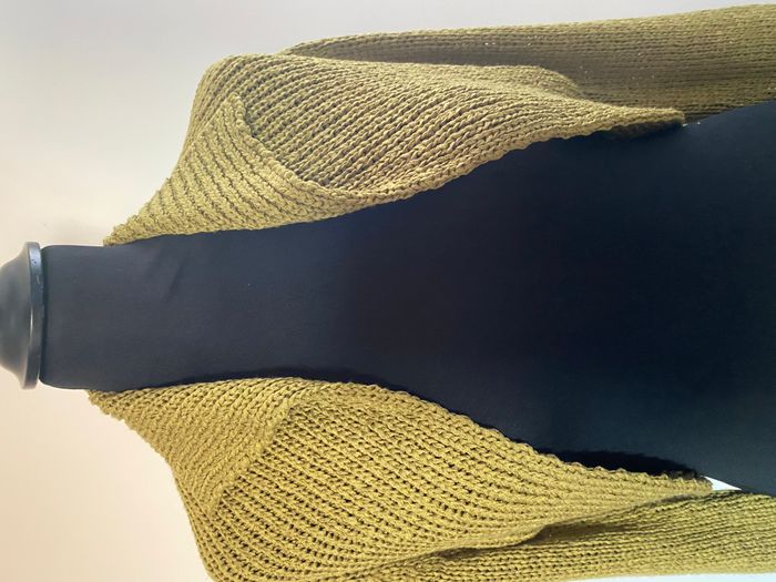 Boléro/gilet kaki La Fée Maraboutée - photo numéro 5
