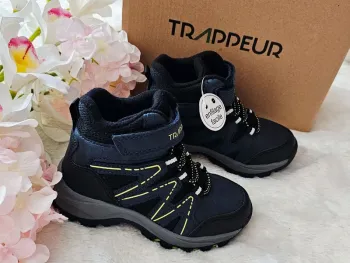 Bottes Bottines Scratch Élastique Enfilage Facile Trappeur T25