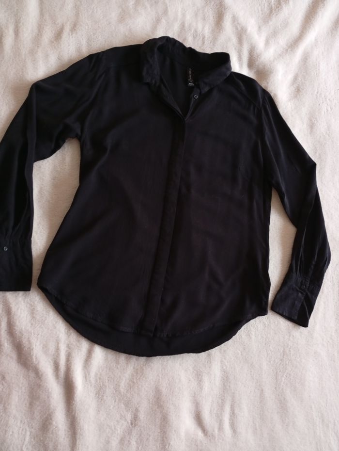 Chemise noire pour femme. Amisu36 - photo numéro 4