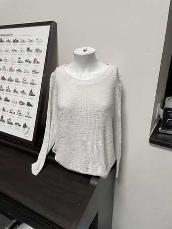 Pull mailles coton blanc 42 H&M