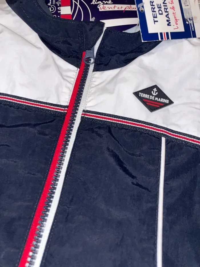 Veste imperméable terre de marins 2 ans neuve - photo numéro 4