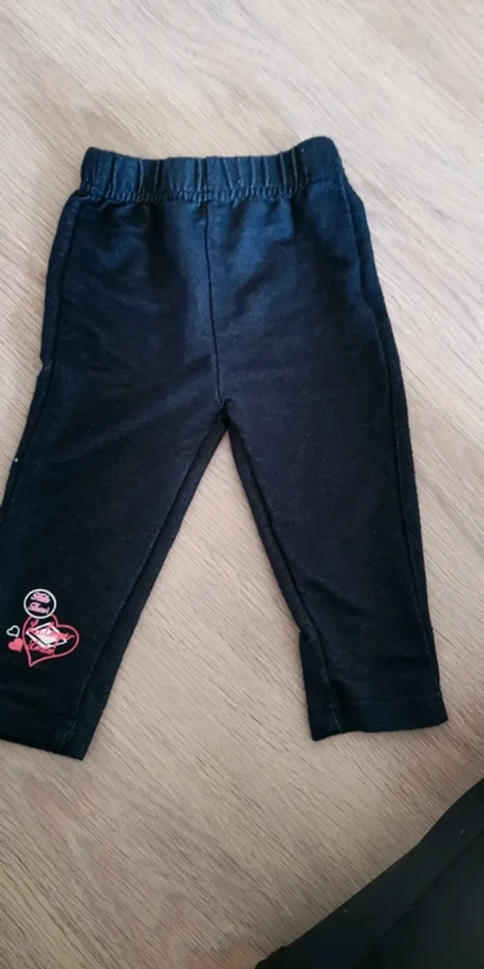 Legging façon jeans 12 mois