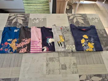 Lot de 7 Tee-shirt manches longues 10 ans