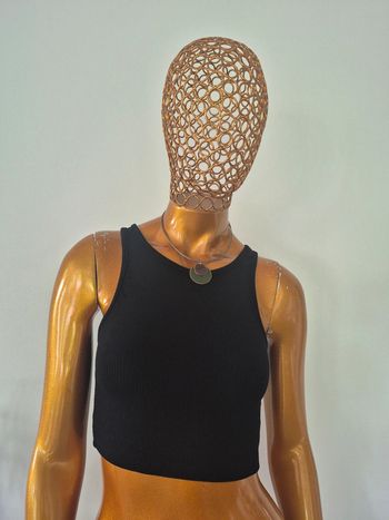 Top Court Femme Noir