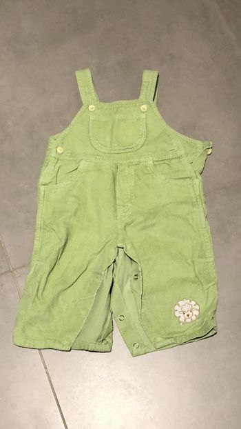 Salopette verte sergent major