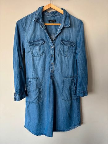 💐🌼nouveauté 🌼💐 Magnifique robe en jean Caroll 38