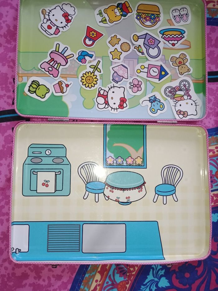 Malette, Valisette aimantée hello kitty - photo numéro 3