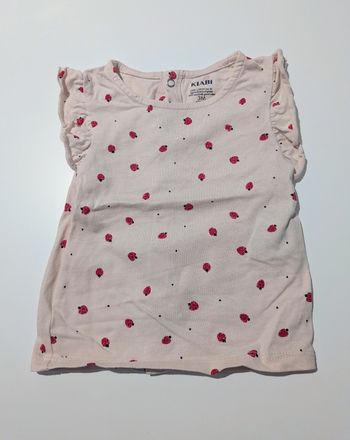 T-shirt Rose Pâle fraises 3M - lucieju3ETE