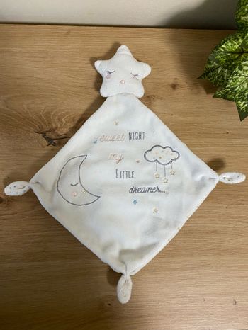 Doudou plat étoile mouchoir  sweet night my little dreamer simba toys