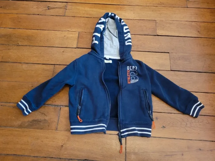 Gilet polaire zippé à capuche - Verbaudet