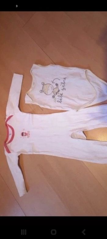 Lot grenouillère + body 9 mois