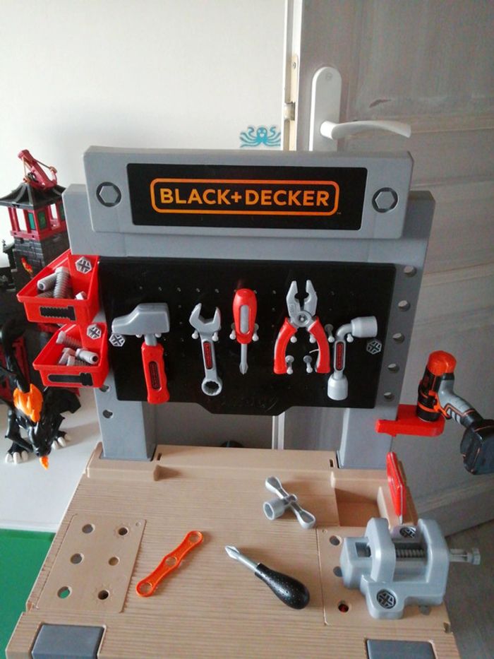 Etabli à outil smoby black et decker - photo numéro 5