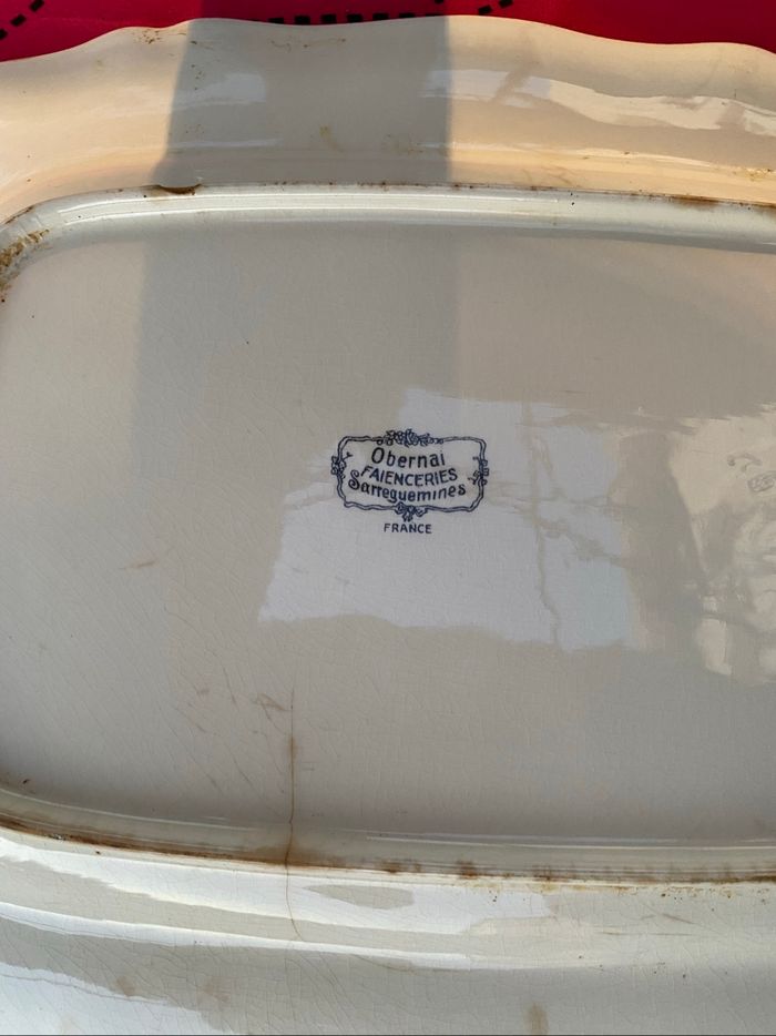 Plat porcelaine - photo numéro 4