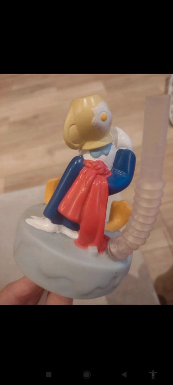 Bouchon gobelet paille Donald Disney vintage - photo numéro 4