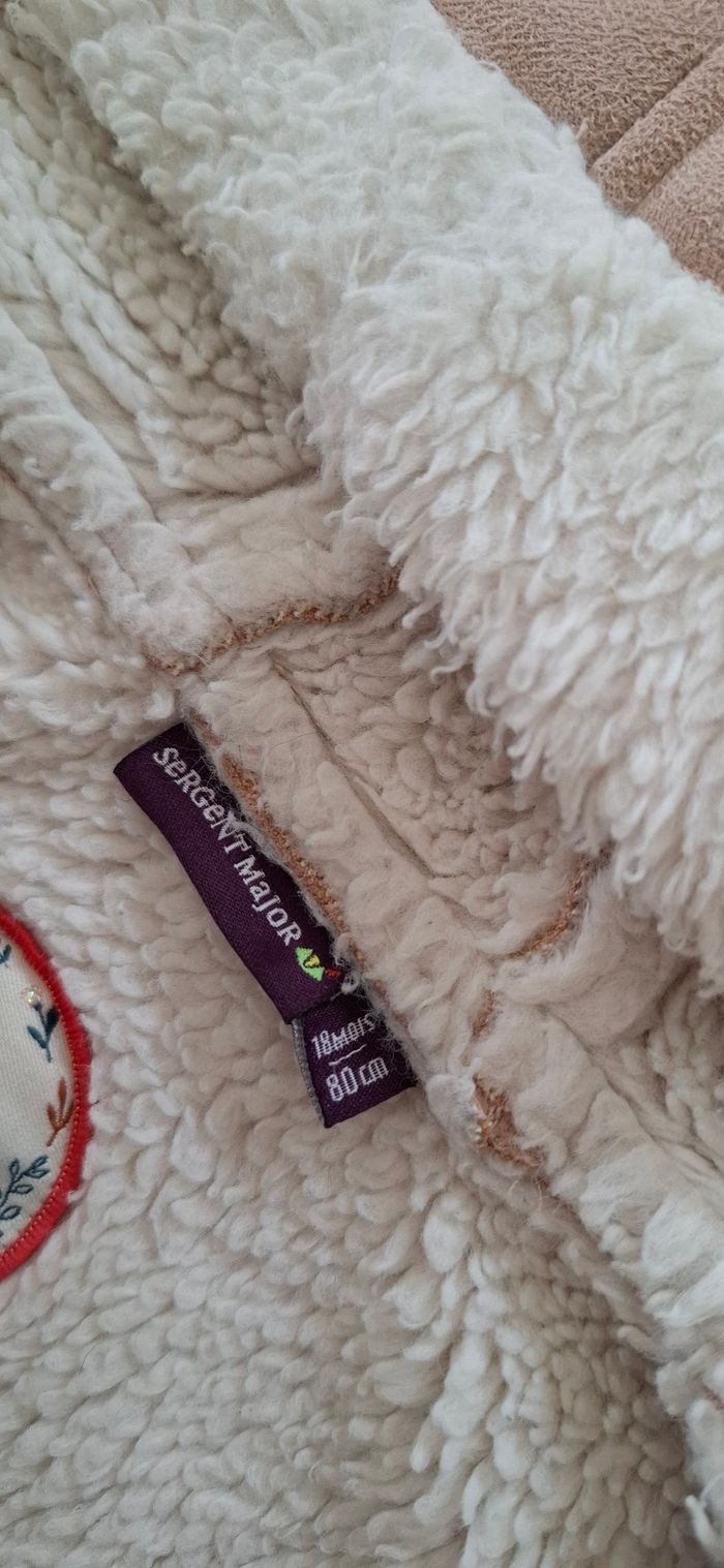 Manteau en suédine fourré - photo numéro 4