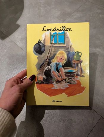 Livre Cendrillon vintage 1978