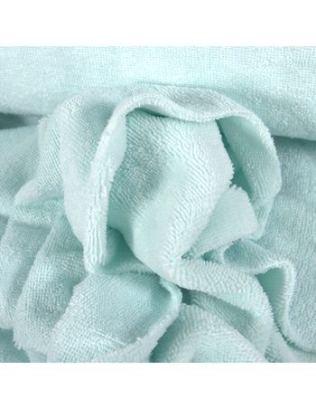 Tissu éponge bambou bleu ciel / Éponge bambou / Micro éponge bambou / Coupon éponge bambou 