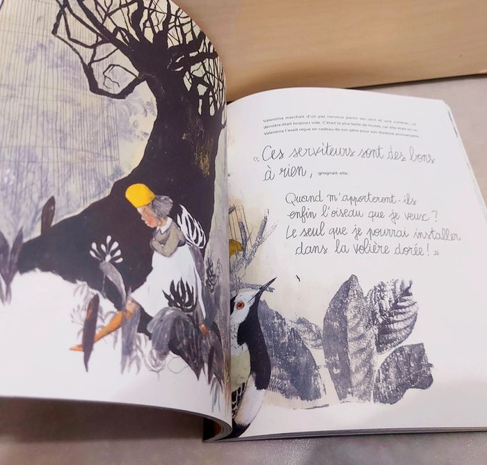 🌺 Livre (école des loisirs) : La volière dorée - photo numéro 3