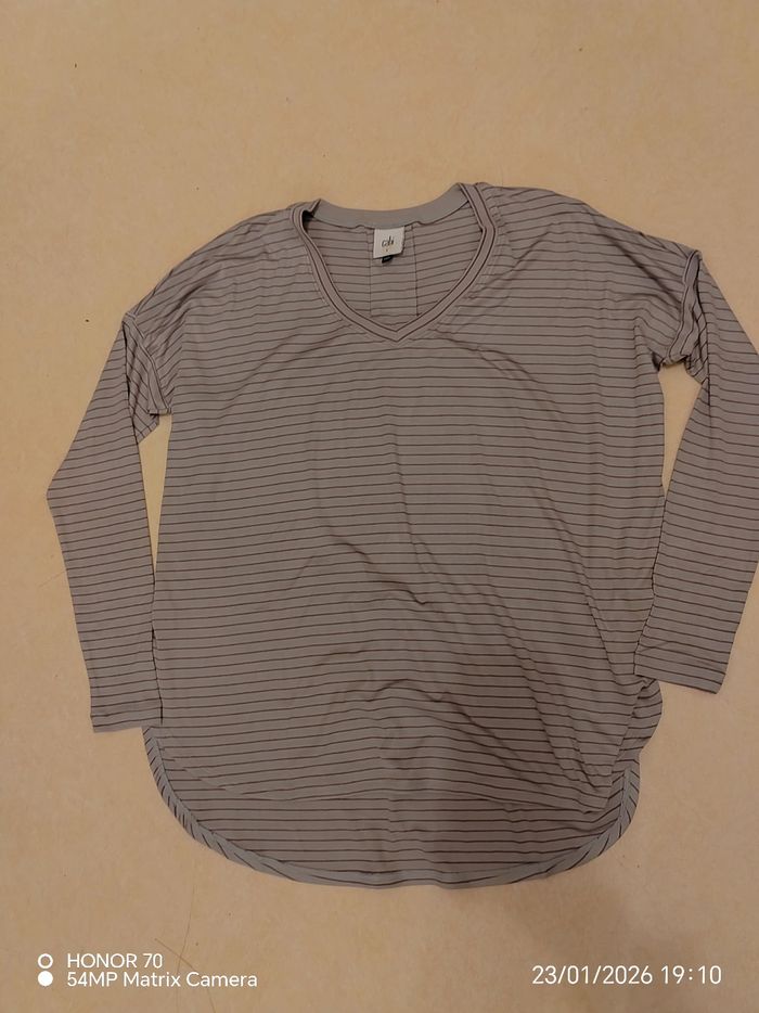 Pull tunique/ en rayon - photo numéro 8