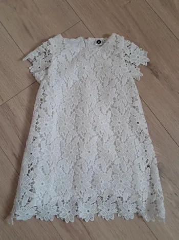 Robe blanche 3 ans
