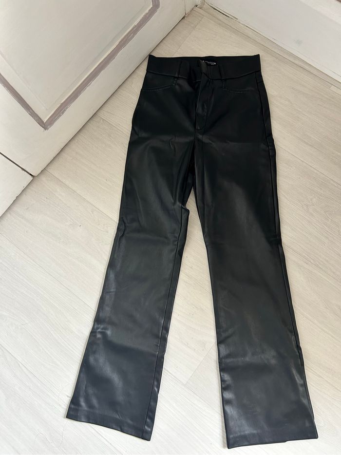 Pantalon en cuir Zara - photo numéro 7