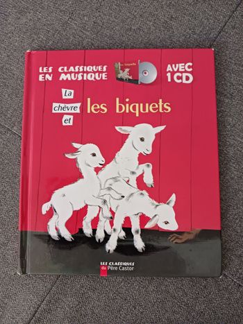 Livre avec CD "la chèvre et les biquets"