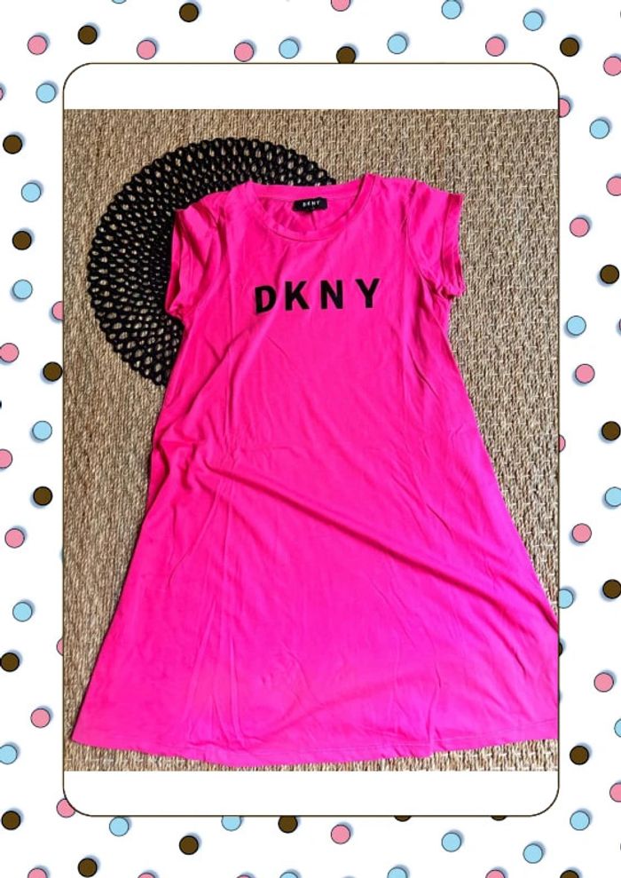 Robe tee shirt rose dkny