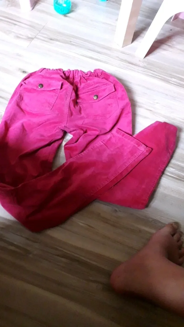 Pantalon velours fushia - photo numéro 6
