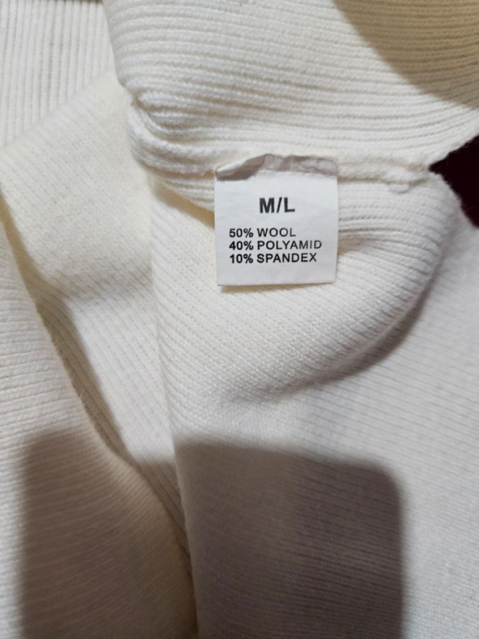 Pull blanc à strass - photo numéro 5