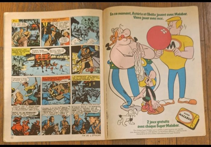 Ancien journal de mickey avec cadeau tableau happy birthday america N°1258 de 1976 vintage - photo numéro 9