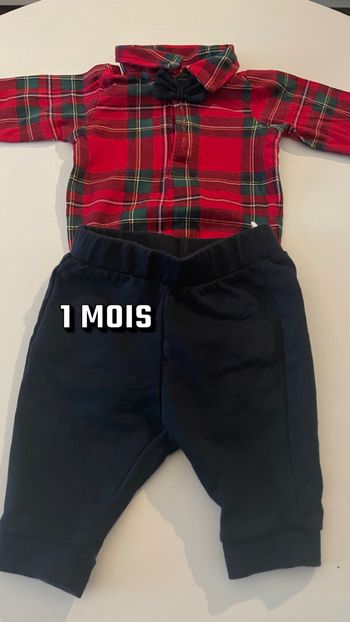 Ensemble garçon rouge