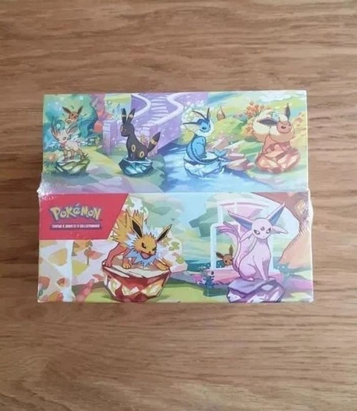 Display pokémon Mini Tin évolutions prismatiques EV8.5 8.5 Neuf scellé Fr - photo numéro 5