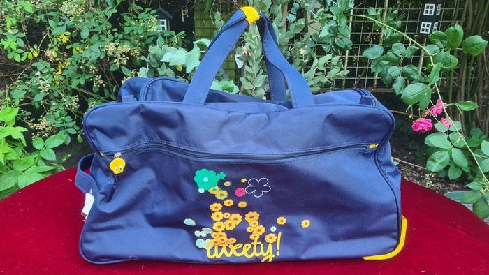 Sac de voyage valise Titi Tweety Neuve Bleu Marine Garçon Mixte (grand) 1 sac