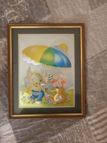 Décoration cadre ourson