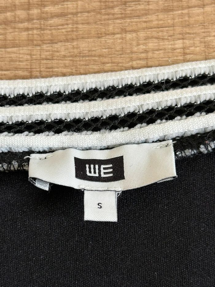 Jupe mi longue patineuse blanche et noire WE taille S TBE - photo numéro 15