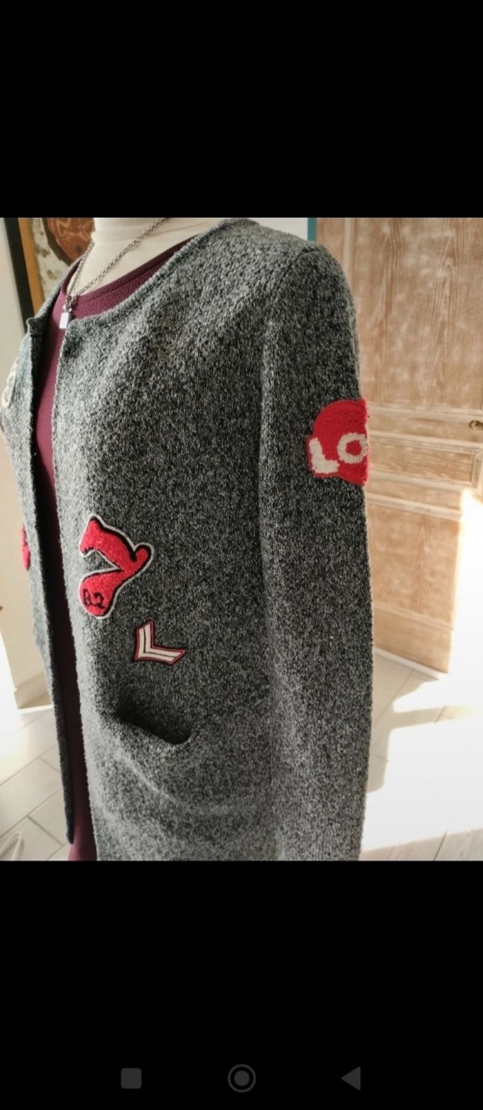 Gilet cardigan original ❤️ - photo numéro 4