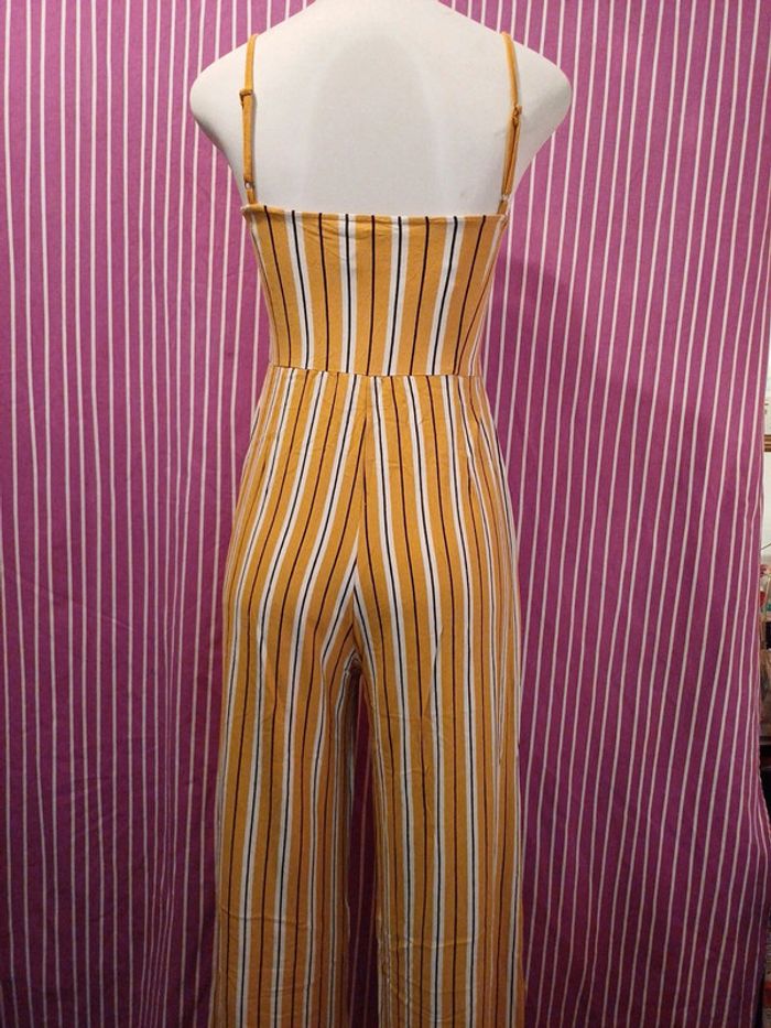 Combi-pantalons évasée rayée 💛 - photo numéro 5