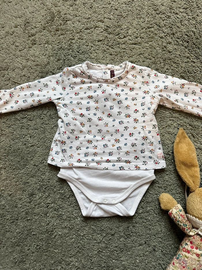 Body à imprimé taille 9 mois - photo numéro 2