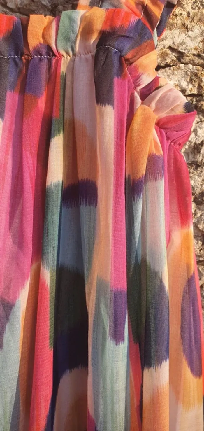 Robe multicolore