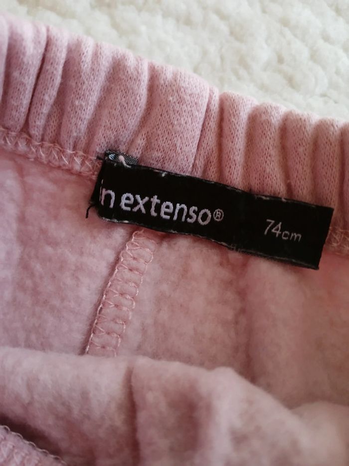 Lot de 2 joggings fille taille 12 mois - photo numéro 3