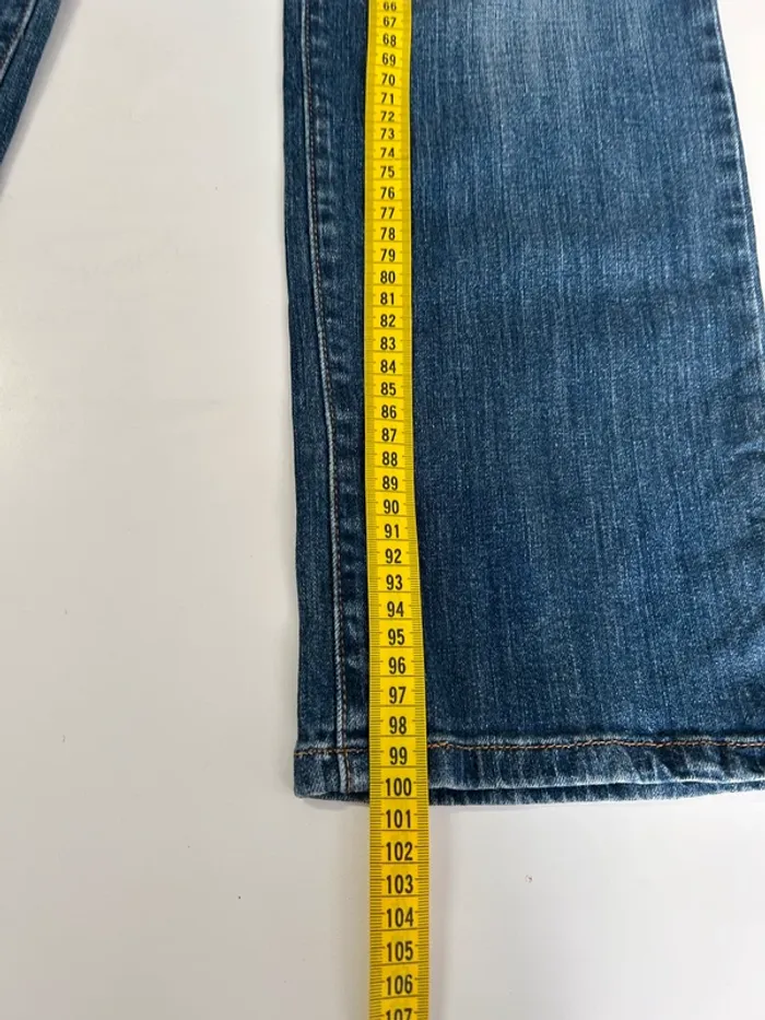 Jean Levi's Femme Bleu Marine W31 | 505 Straight Leg | Taille FR42 | Très Bon État BP78 - photo numéro 9