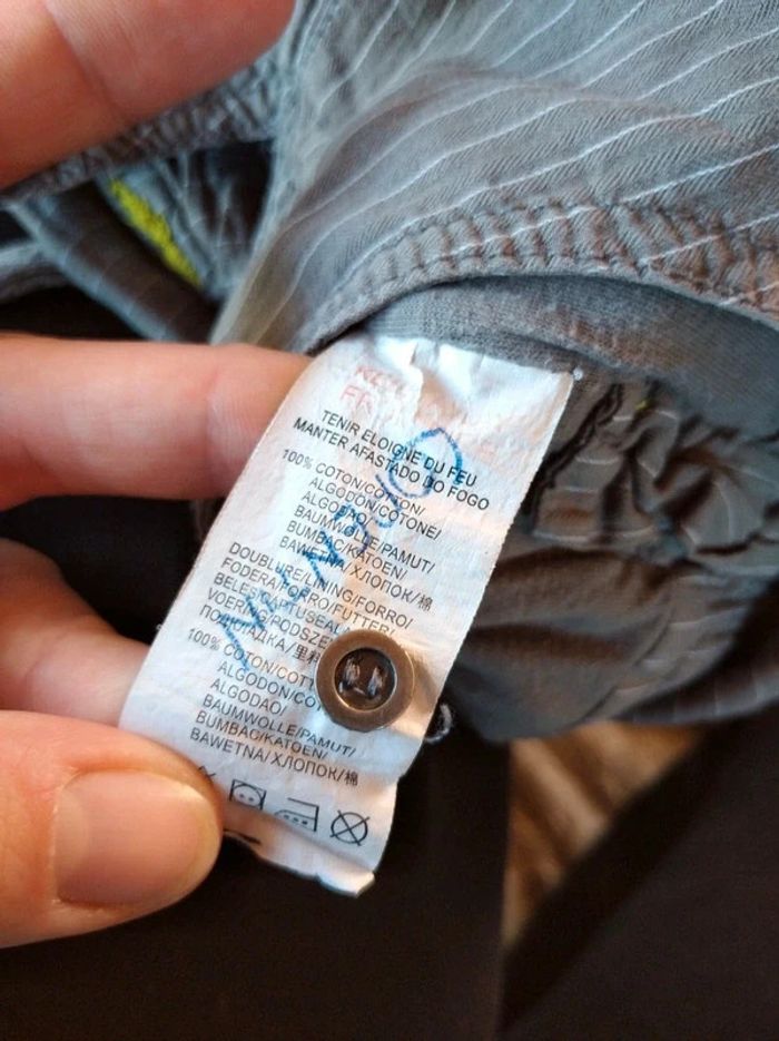 Salopette Garçon 12 mois Kitchoun 100% coton - photo numéro 7